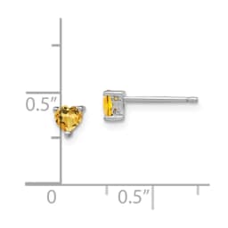 sterling-silver-rhodium-plated-heart-citrine-post-earrings