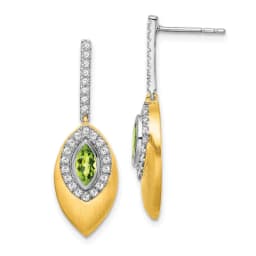 two-tone-peridot-and-diamond-dangle-earrings