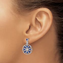 white-gold-sapphire-and-diamond-floral-dangle-earrings