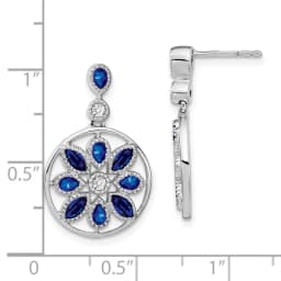 white-gold-sapphire-and-diamond-floral-dangle-earrings