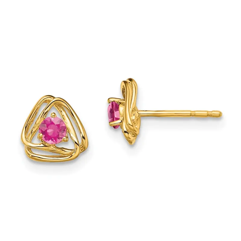 pink-tourmaline-post-earrings