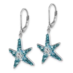 rhodium-plated-blue-and-white-crystal-starfish-leverback-earrings-ss