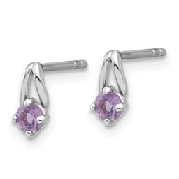 sterling-silver-rhodium-plated-amethyst-post-earrings