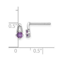 sterling-silver-rhodium-plated-amethyst-post-earrings