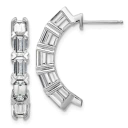 emerald-cut-5-stone-d-e-f-pure-light-moissanite-earrings