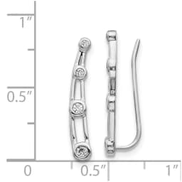 white-gold-diamond-graduated-4-stone-ear-climber-earrings