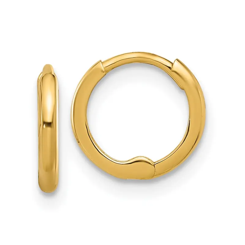 14k-polished-hinged-huggie-hoop-earrings