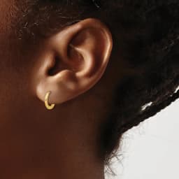 14k-polished-hinged-huggie-hoop-earrings