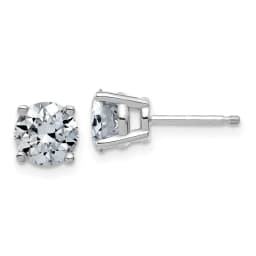 white-gold-2ct-round-d-e-f-pure-light-moissanite-earrings