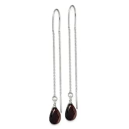 polished-dark-olivine-crystal-teardrop-threader-earrings-ss