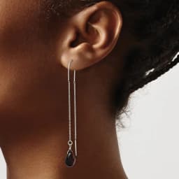 polished-dark-olivine-crystal-teardrop-threader-earrings-ss