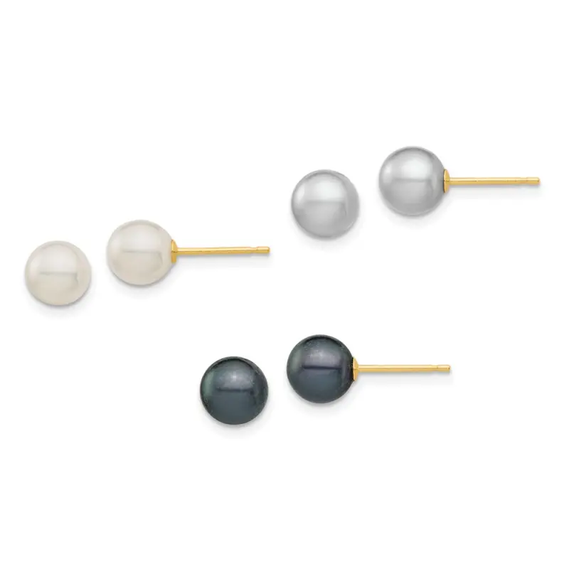 white-grey-black-round-fwc-pearl-3-pair-stud-post-earrings-set