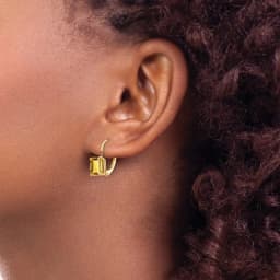 14k-emerald-cut-citrine-leverback-earrings