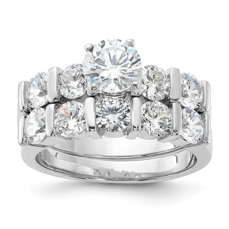cz-engagement-ring-and-cz-wedding-band-two-piece-set