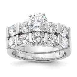 cz-engagement-ring-and-cz-wedding-band-two-piece-set