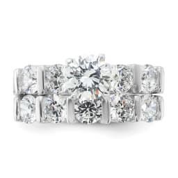 cz-engagement-ring-and-cz-wedding-band-two-piece-set