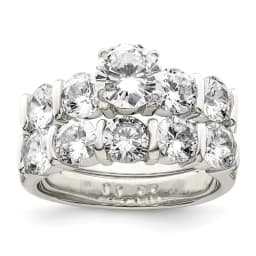 cz-engagement-ring-and-cz-wedding-band-two-piece-set