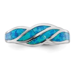 rhodium-plated-created-blue-opal-inlay-ring-ss
