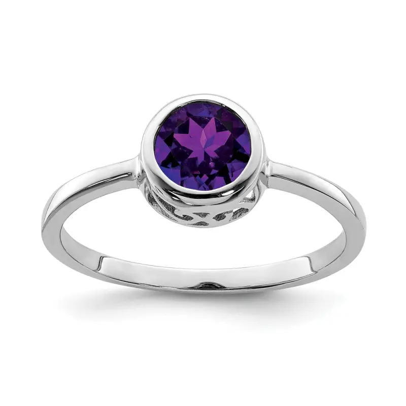 rhodium-plated-polished-amethyst-round-ring-ss