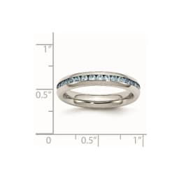 chisel-stainless-steel-polished-4mm-december-teal-cz-ring