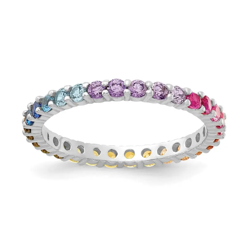 rhodium-plated-colorful-cz-eternity-band-ring-ss