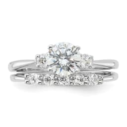 rhodium-plated-polished-cz-engagement-ring-and-band-set-ss