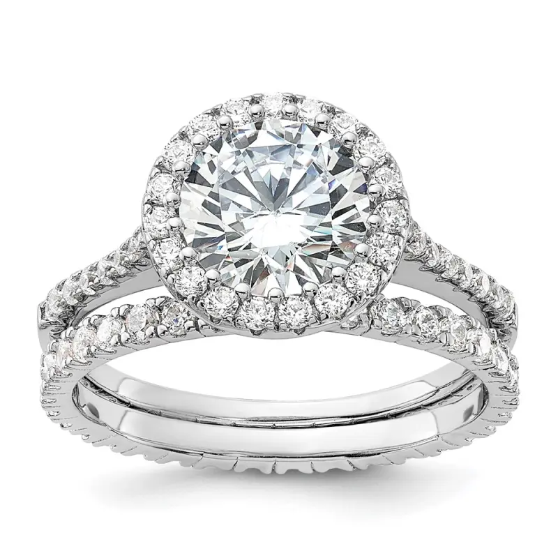 cz-halo-engagement-ring-and-eternity-band-set-ss