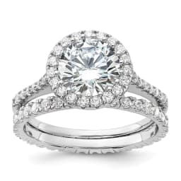 cz-halo-engagement-ring-and-eternity-band-set-ss