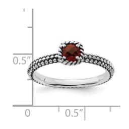 stackable-expressions-checker-cut-garnet-antiqued-ring-ss