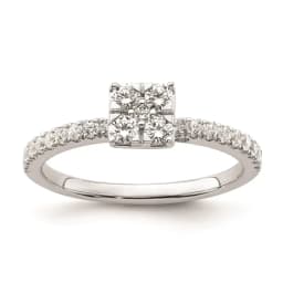 promises-white-gold-diamond-cluster-engagement-ring