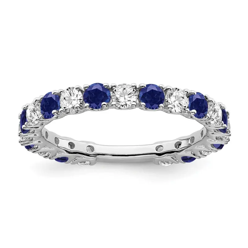 14k-white-gold-created-sapphire-and-diamond-band