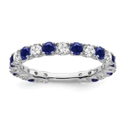 14k-white-gold-created-sapphire-and-diamond-band