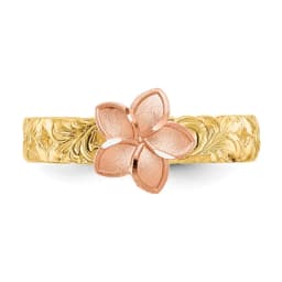 14k-two-tone-plumeria-baby-ring