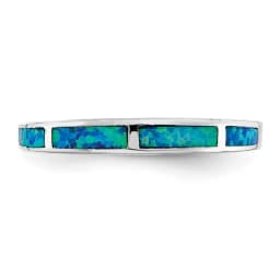rhodium-plated-lab-created-blue-opal-inlay-band-ss