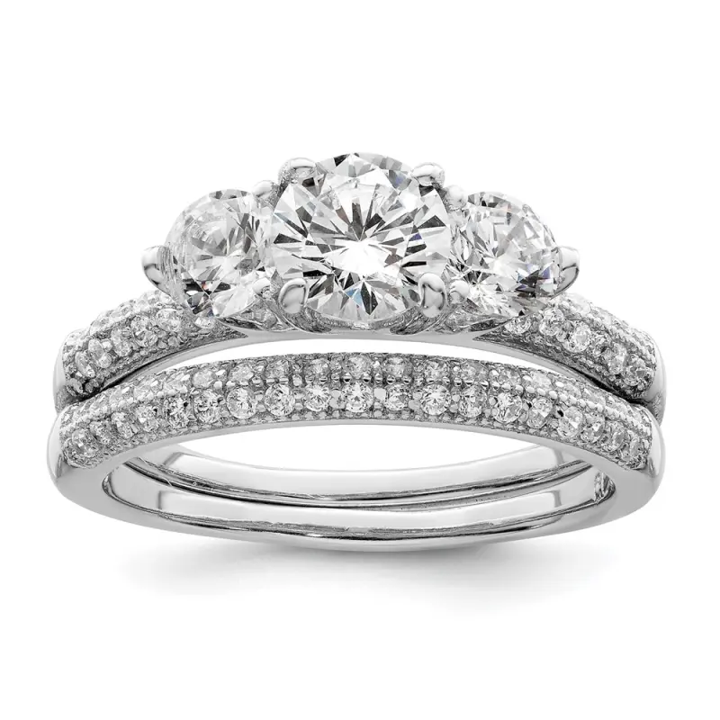 rhodium-plated-cz-3-stone-engagement-ring-set-ss