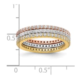rhodium-plated-gold-and-rose-tone-cz-3-eternity-band-set-ss