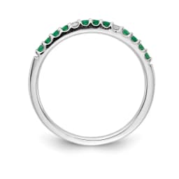 14k-white-gold-diamond-and-emerald-band