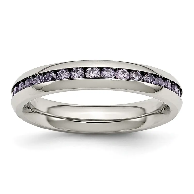 chisel-stainless-steel-polished-february-purple-cz-ring