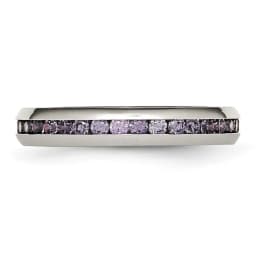 chisel-stainless-steel-polished-february-purple-cz-ring