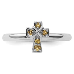 sterling-silver-stackable-expressions-rhodium-citrine-cross-ring