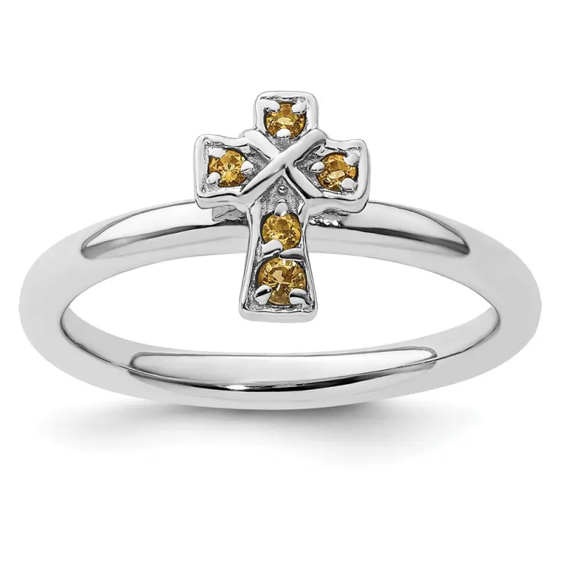 sterling-silver-stackable-expressions-rhodium-citrine-cross-ring