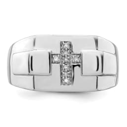 sterling-silver-rhodium-diamond-cross-signet-ring