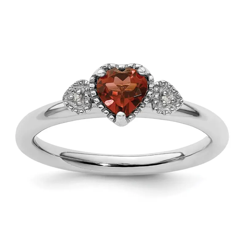 sterling-silver-stackable-expressions-garnet-and-diamond-hearts-ring