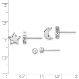 rh-plated-cz-moon-star-and-round-set-of-3-post-earring-set-ss