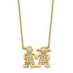 brass-gold-plated-little-people-for-hope-boy-and-girl-cz-pend-necklace