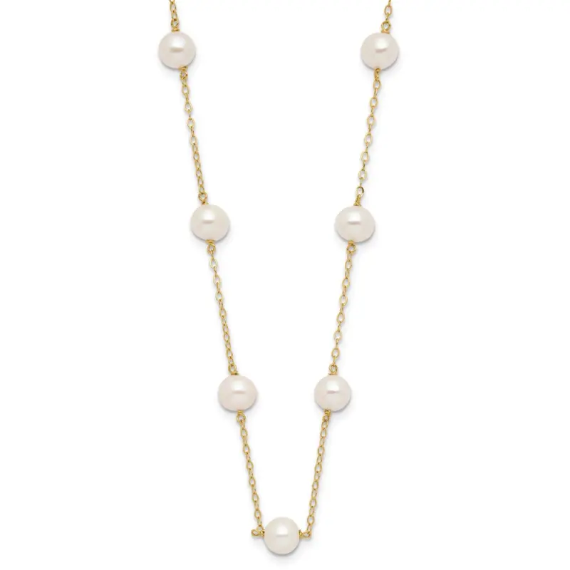 14k-5-5-6-5mm-white-near-round-fw-cultured-pearl-12-station-necklace