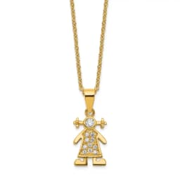 brass-gold-plated-little-people-for-hope-girl-cz-pendant-necklace