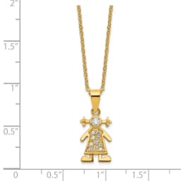 brass-gold-plated-little-people-for-hope-girl-cz-pendant-necklace