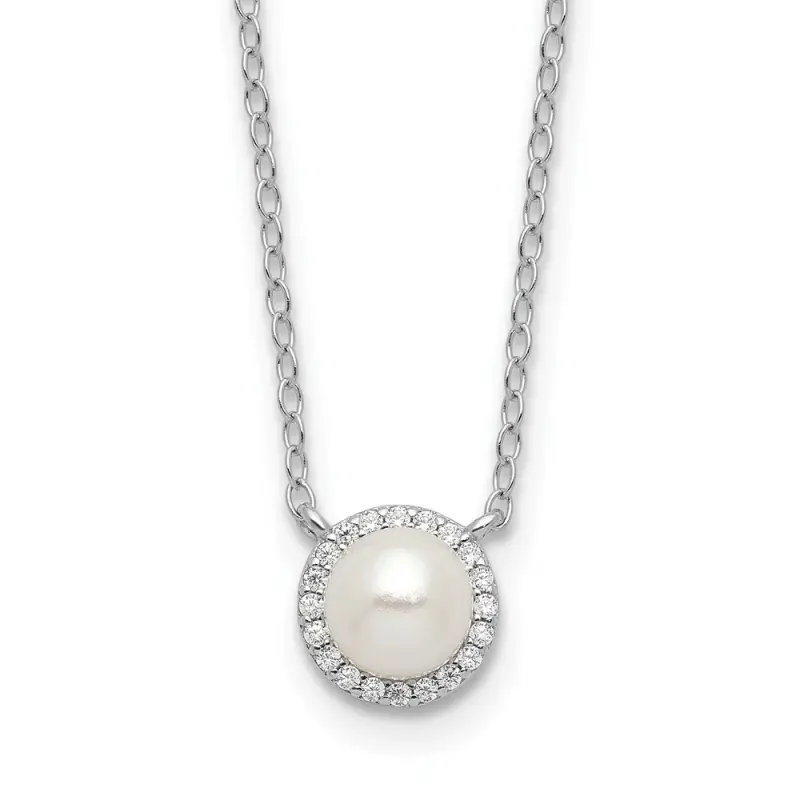 cheryl-m-sterling-silver-rhodium-plated-button-freshwater-cultured-pearl-and-brilliant-cut-cz-halo-18-inch-necklace