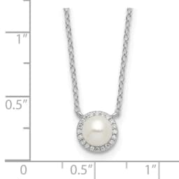 cheryl-m-sterling-silver-rhodium-plated-button-freshwater-cultured-pearl-and-brilliant-cut-cz-halo-18-inch-necklace